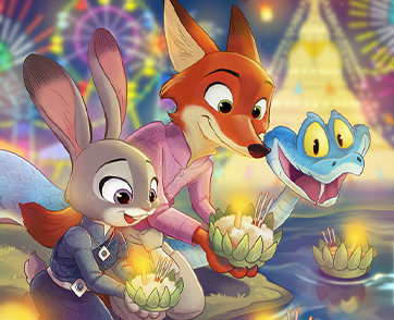 “จูดี้-นิค-แกรี” ในภาพยนตร์แอนิเมชันฟอร์มยักษ์ “Disney Animation’s Zootopia 2 นครสัตว์มหาสนุก 2” ร่วมเทศกาลลอยกระทง ก่อนพากันบุกโรงภาพยนตร์ทั่วไทย